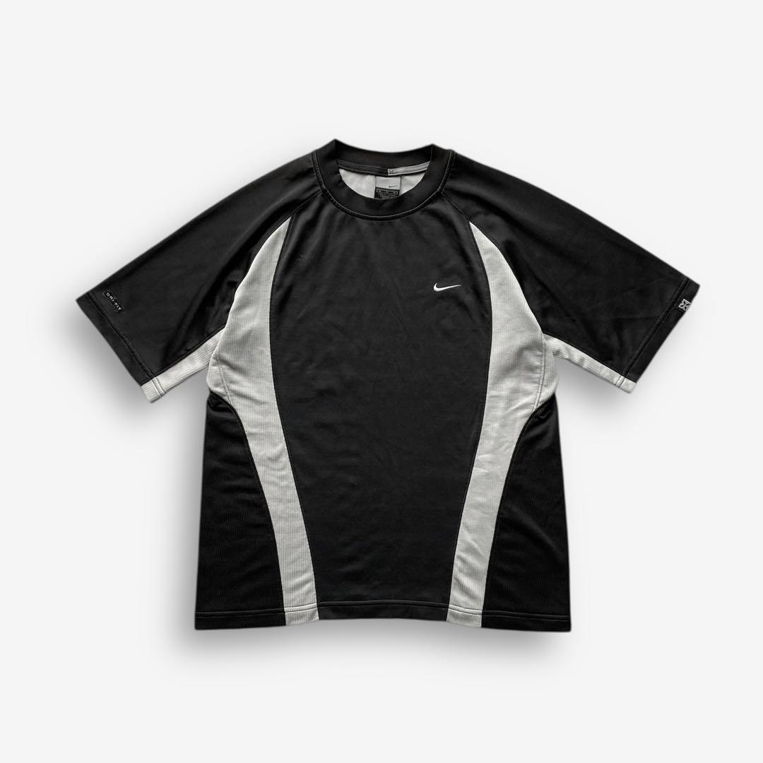 00s ボロ ナイキ ピステ ゲームシャツ y2k Vintage Nike Dri-Fir T-shirts Small Logo 00s Y2K USA Style