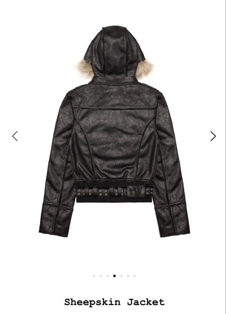 【Lサイズ】RacerWorldwide sheep skin jacket