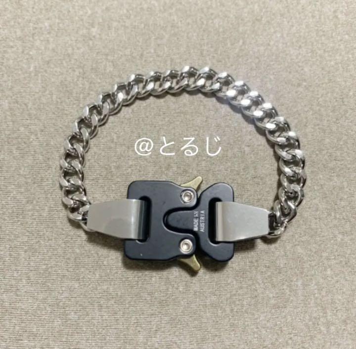 即日発送❗️】1017 ALYX 9SM アリクス チェーンバックルブレスレット 即日発送❗️】1017 ALYX 9SM アリクス チェーンバックルブレスレット