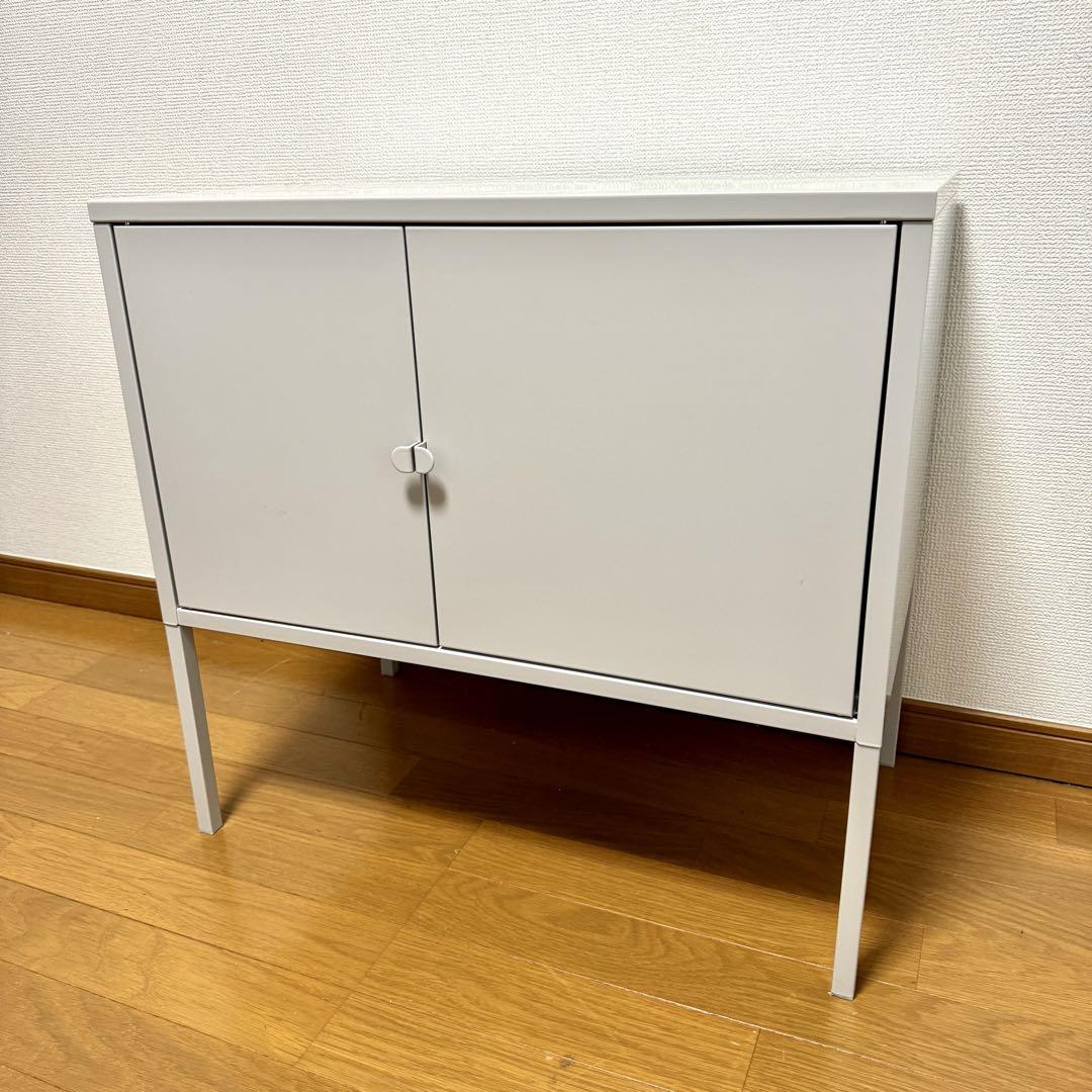 【極美品/送料込み】IKEA LIXHULT イケア キャビネット グレー 1台