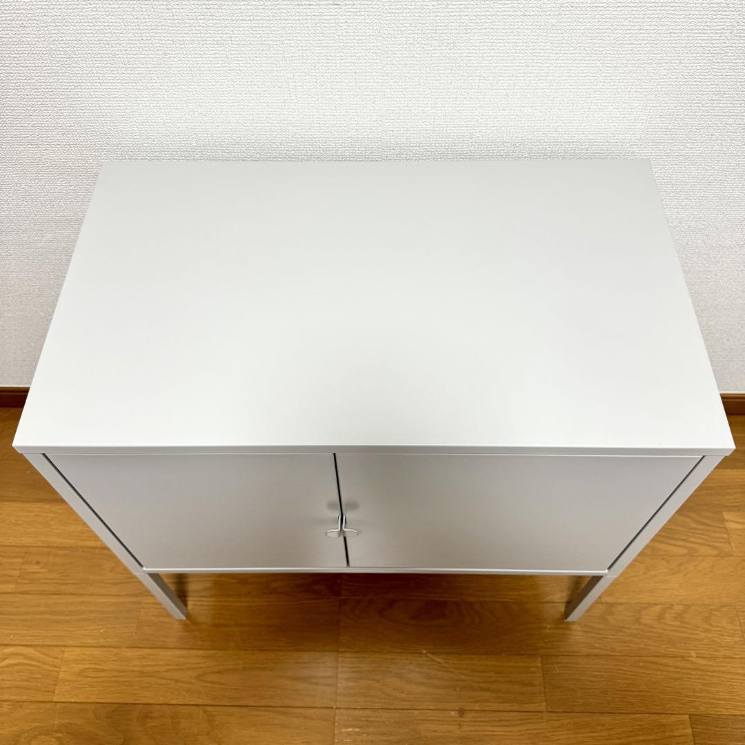 【極美品/送料込み】IKEA LIXHULT イケア キャビネット グレー 1台