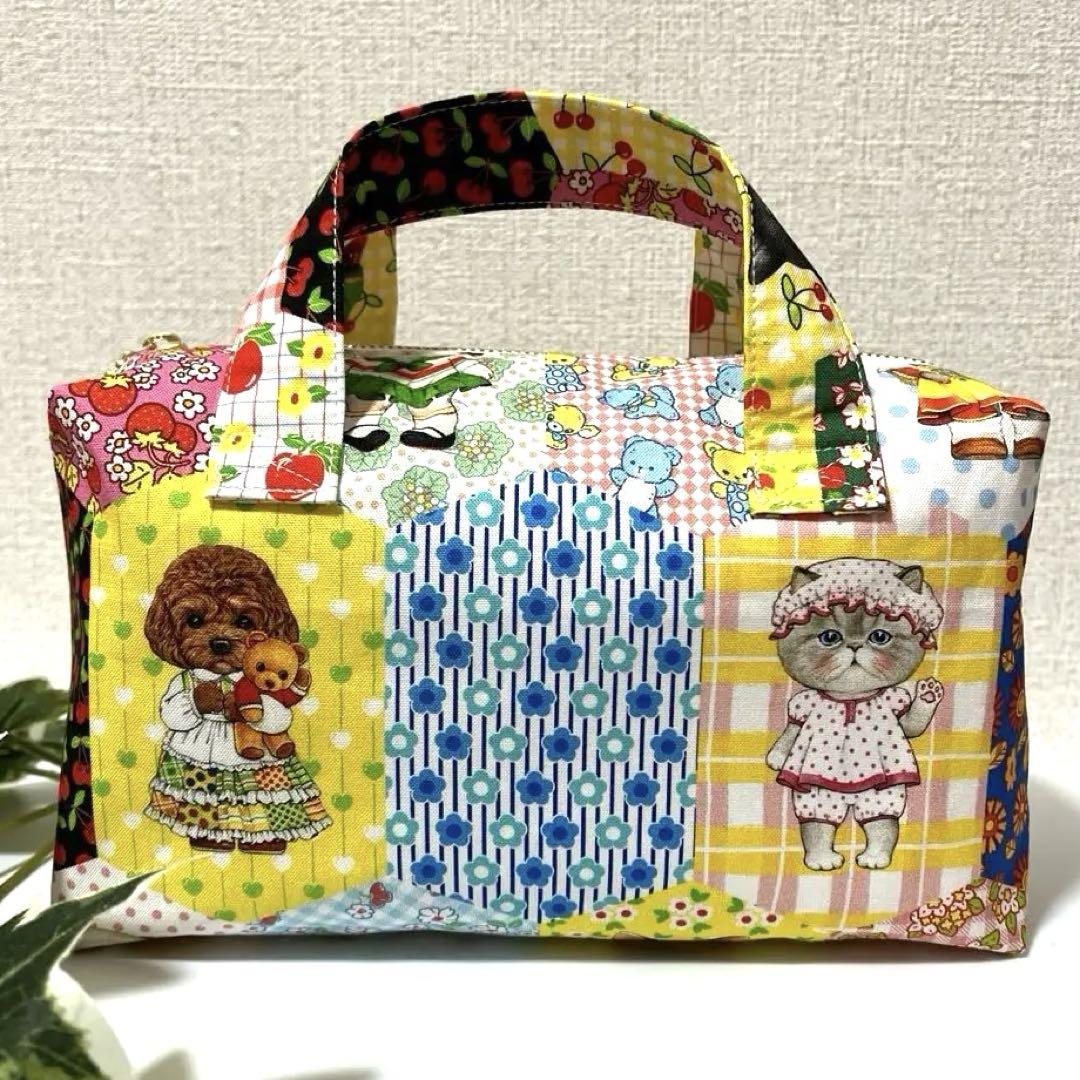 1点のみ　ハンドメイド　コヤンイサムチョン　マチ付きポーチ ⑩20㌢ファスナー☆ファスナー付きショルダーPouch♡コヤン
