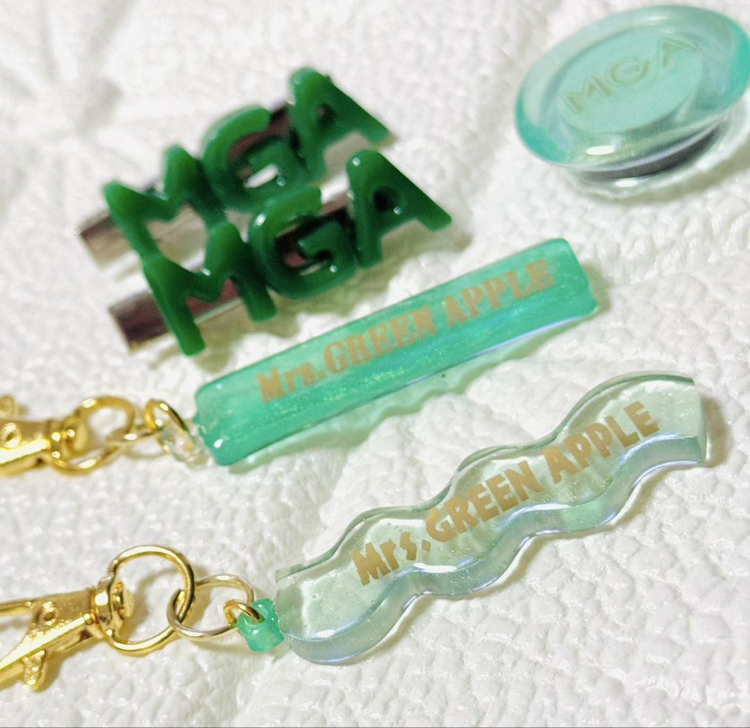 Mrs. GREEN APPLE ピンバッジ 6個セット+キーホルダー