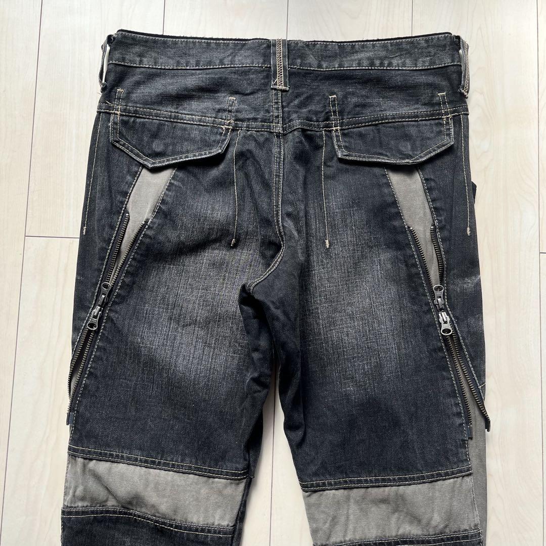 パンツ archive PPFM gimmick black denim 00s y2k 00s カルバンクライン ブラック デニムパンツ y2k archive