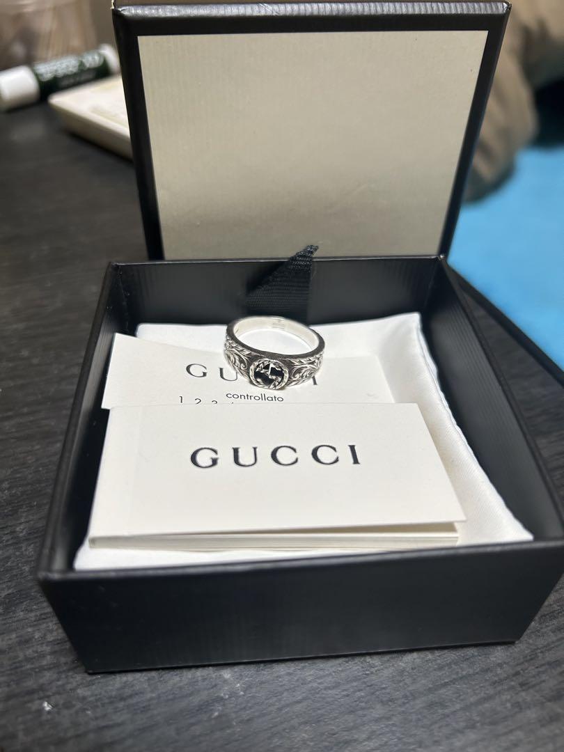 特価！GUCCIインターロッキングリング23号