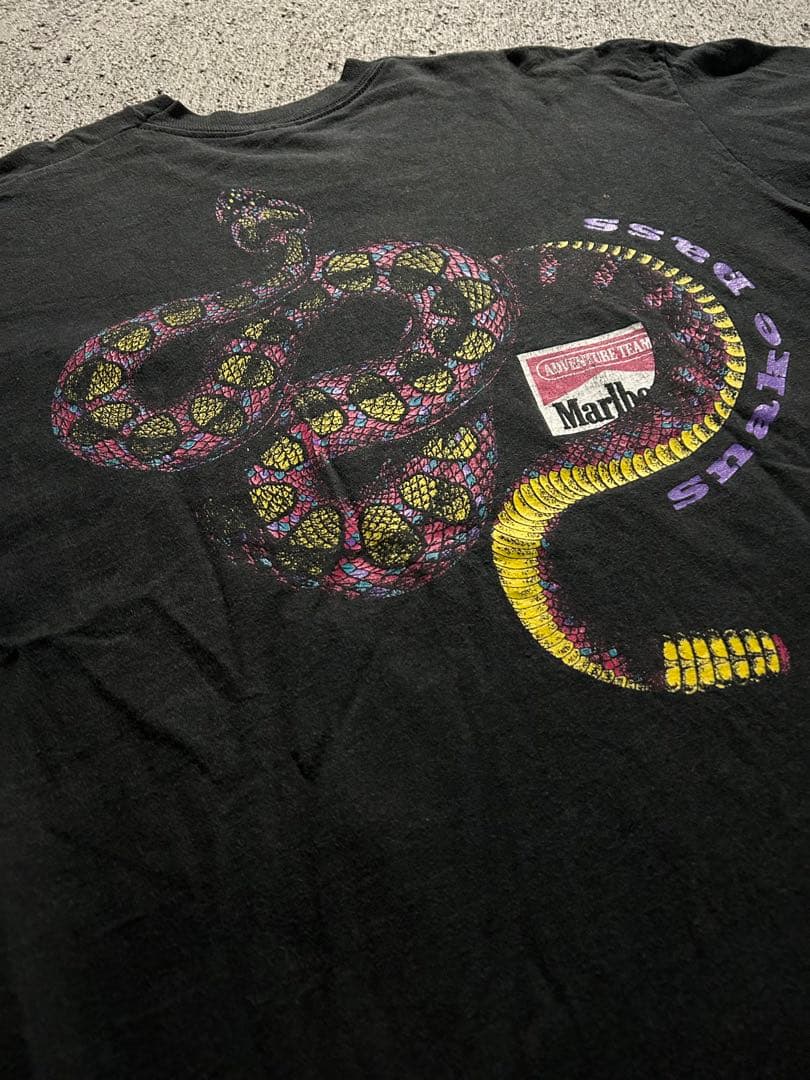 90年代 Marlboro sneak pass マルボロ スネークパスUSA製 トップス