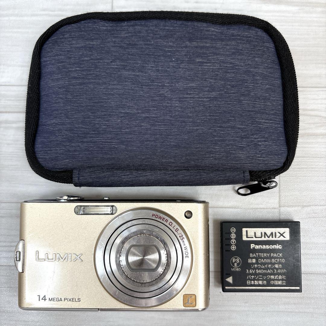 デジカメ Panasonic LUMIX DMC-FX66 シャンパンゴールド - メルカリ