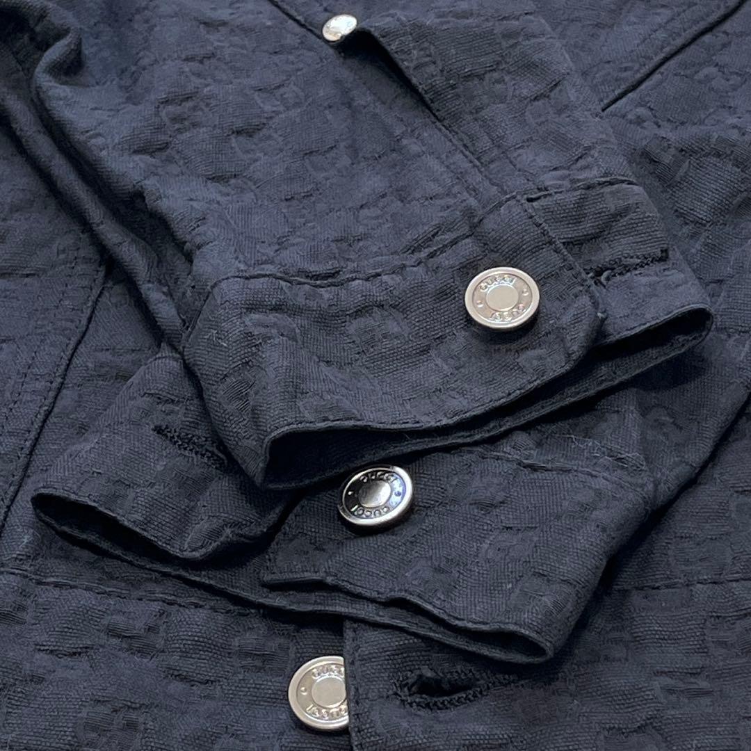 総柄 レザータグ