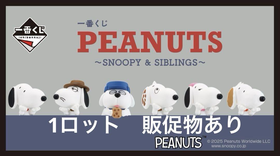 1ロット一番くじPEANUTS販促物ありSNOOPYピーナッツスヌーピーその他