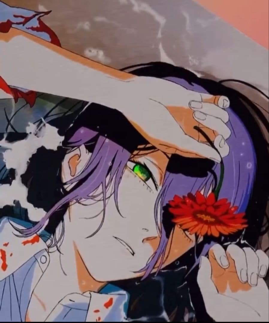 チェンソーマン レゼ編 アートグラフィ ポスター 韓国 2枚セット チェンソーマン レゼ編 アートグラフィ ポスター 韓国 2枚セット