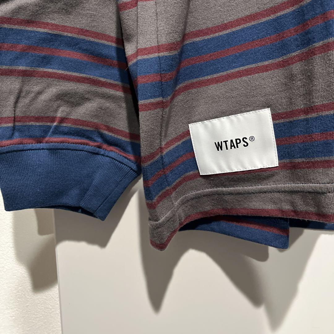 WTAPS 23AWボーダー長袖Tシャツ232ATDT-CSM16