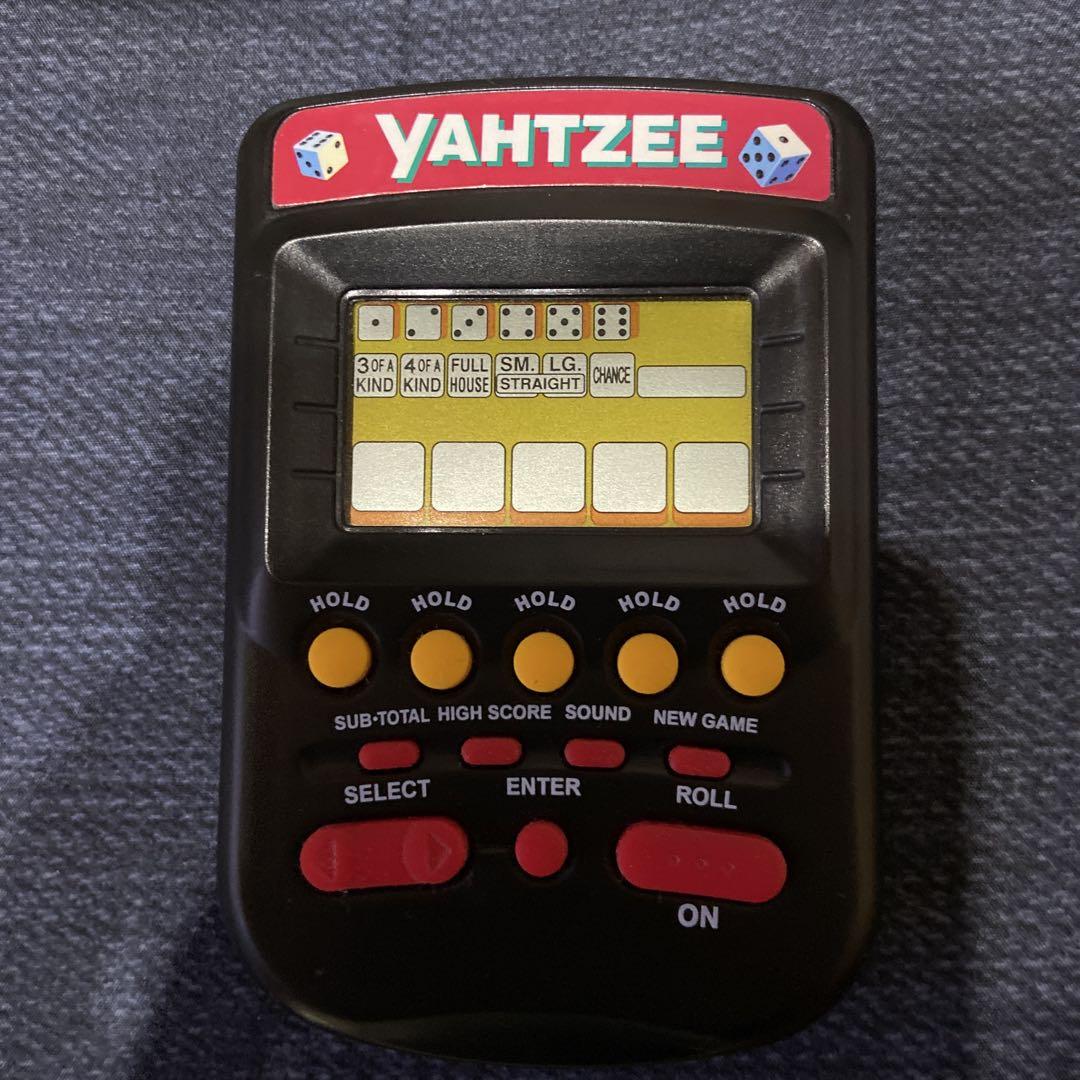 動作品】LSIゲーム ヤッツィー Yahtzee 携帯ゲーム レトロ
