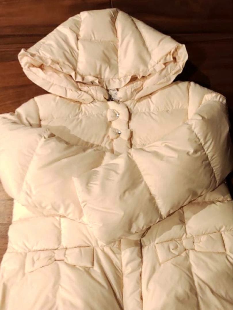 新品タグ付　ミキハウス　ハンガリー上質プレミアムダウンコート　130サイズ