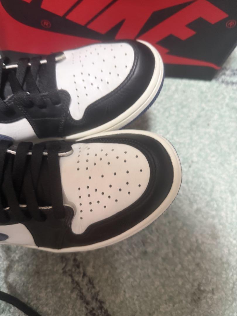 靴 Nike Air Jordan 1 Retro High \"Blue Moon\"