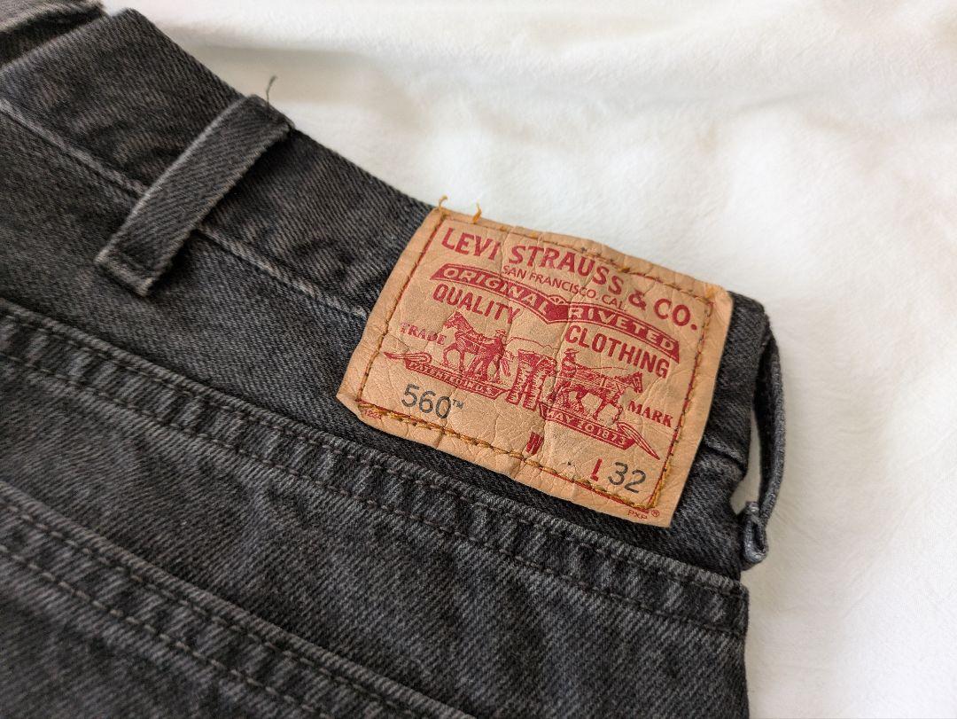 Levi's 560 ヴィンテージ ブラックデニム Levi's 560 ヴィンテージ ブラックデニム