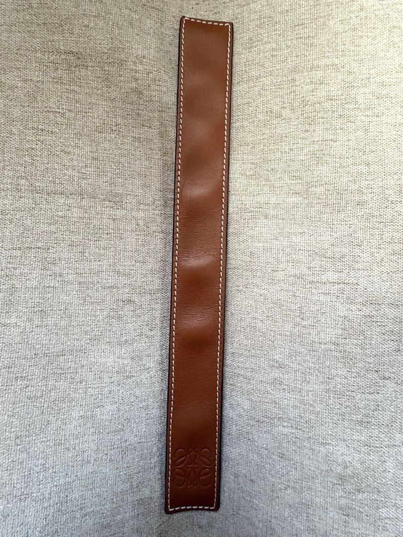 LOEWE ブラウン レザー ブレスレット