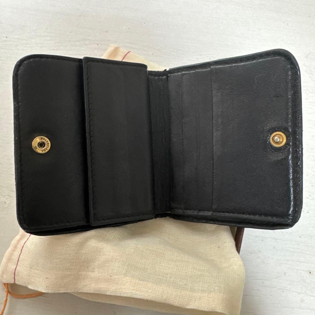 BALENCIAGA 二つ折り財布 ブラック