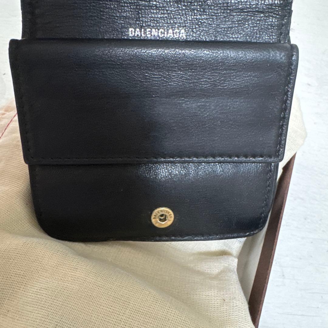 BALENCIAGA 二つ折り財布 ブラック