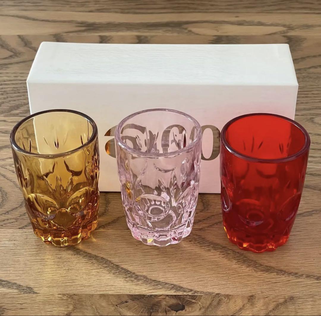 アデリア60 ルックコーラグラス ミニ 3個セットaderia