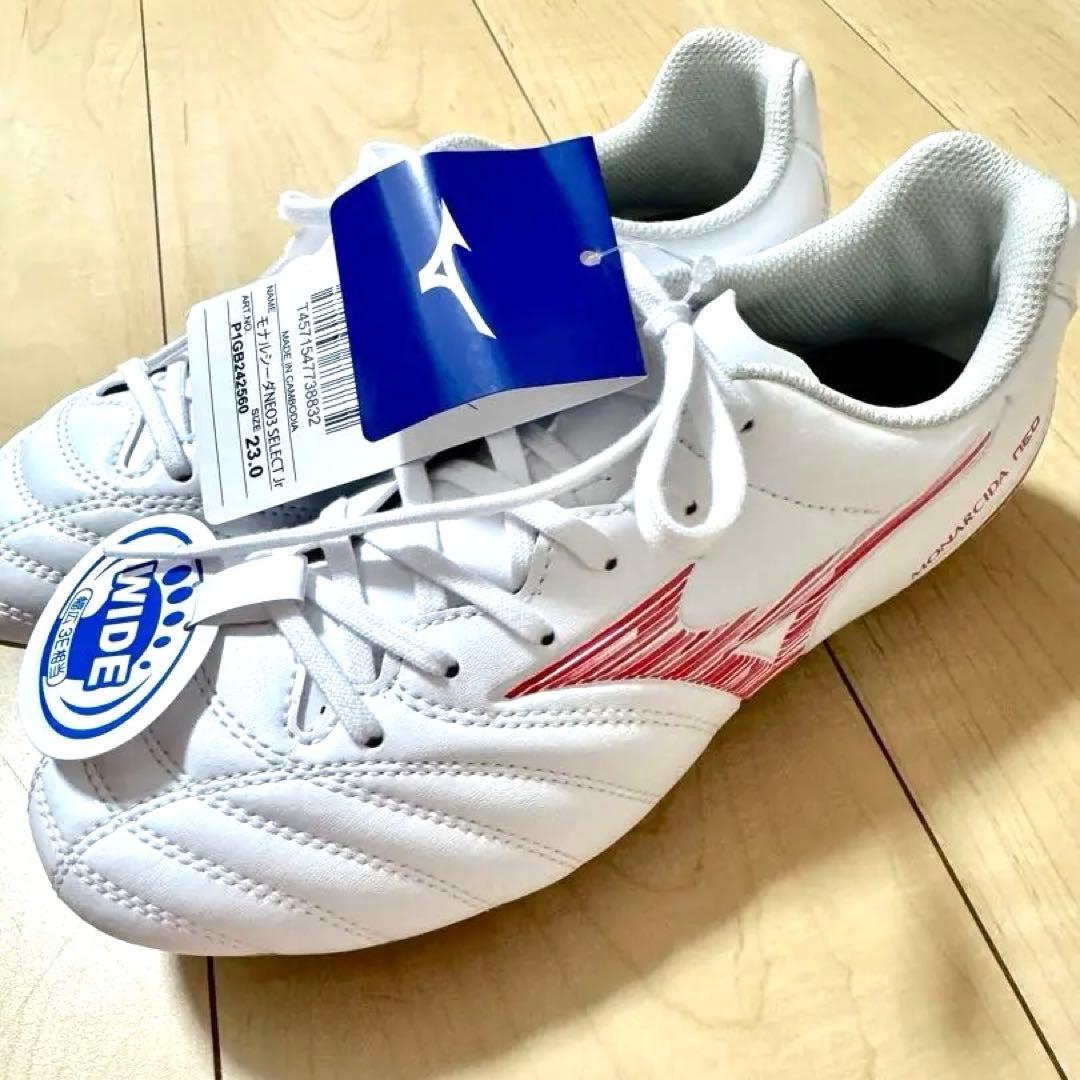 ミズノ サッカーシューズ Jr 23cm