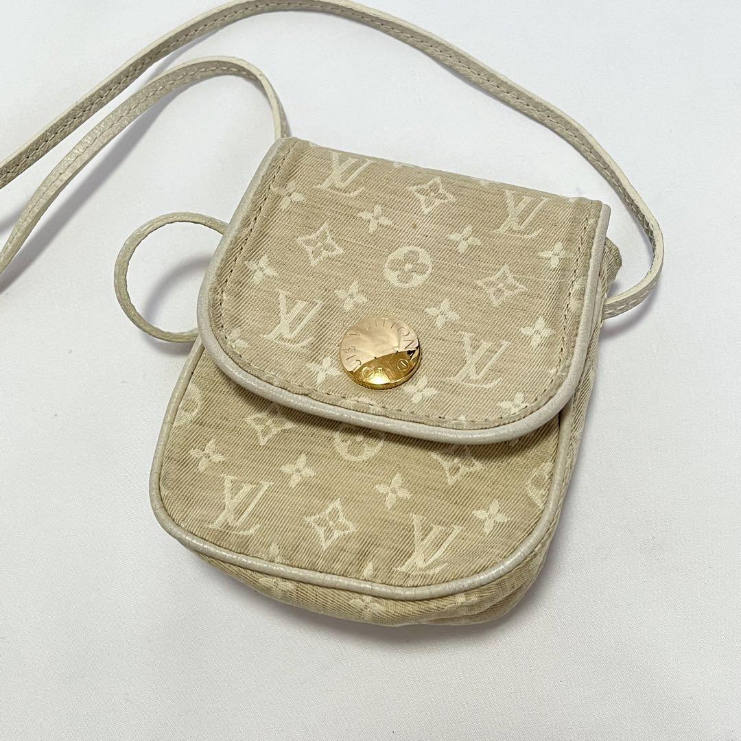 ルイヴィトン　カンクーン　モノグラム　デュンヌ　ショルダーバッグ　金ボタン