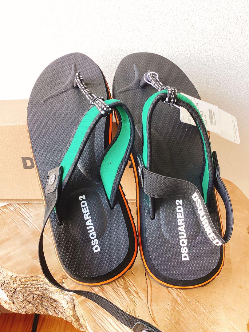 訳あり未使用品【DSQUARED2】ビーチサンダル43/28ｃｍ定価47300円