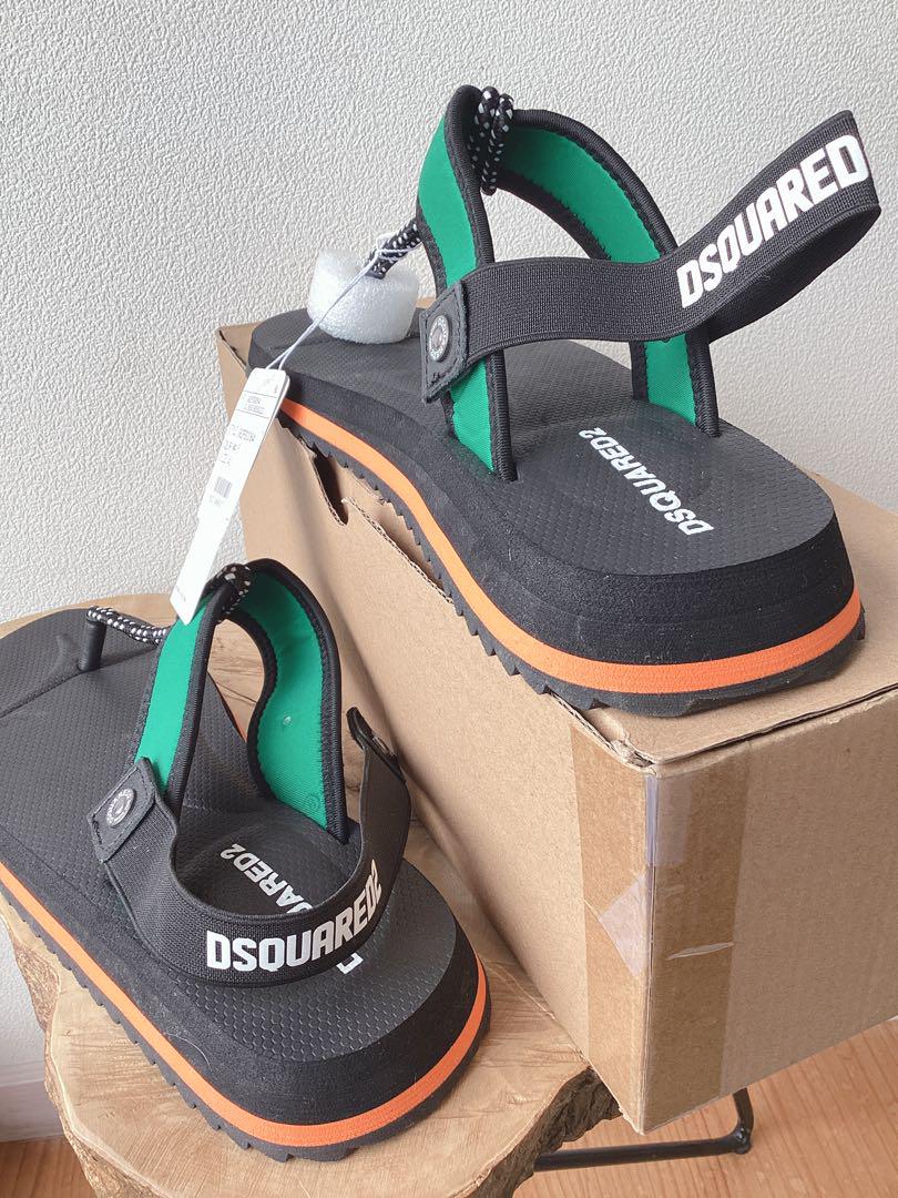 訳あり未使用品【DSQUARED2】ビーチサンダル43/28ｃｍ定価47300円