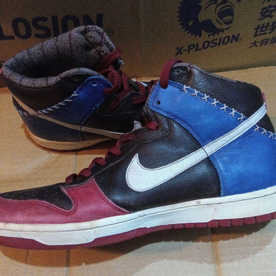 ナイキ ダンク DUNK NIKE Untold truth レッド　ブルー
