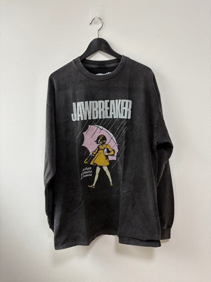 【XL】美品 jawbreaker nirvana着用 ダークグレー バンド