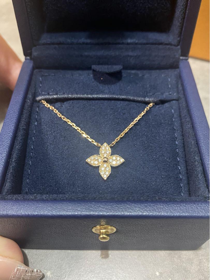 LOUIS VUITTON スターブロッサム ネックレス ダイヤモンド 18k