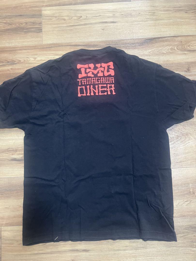 m＆m MASSES TAMAGAWA Diner　トリプルコラボT　黒　XL m＆m MASSES TAMAGAWA Diner トリプルコラボT 黒 XL - メルカリ