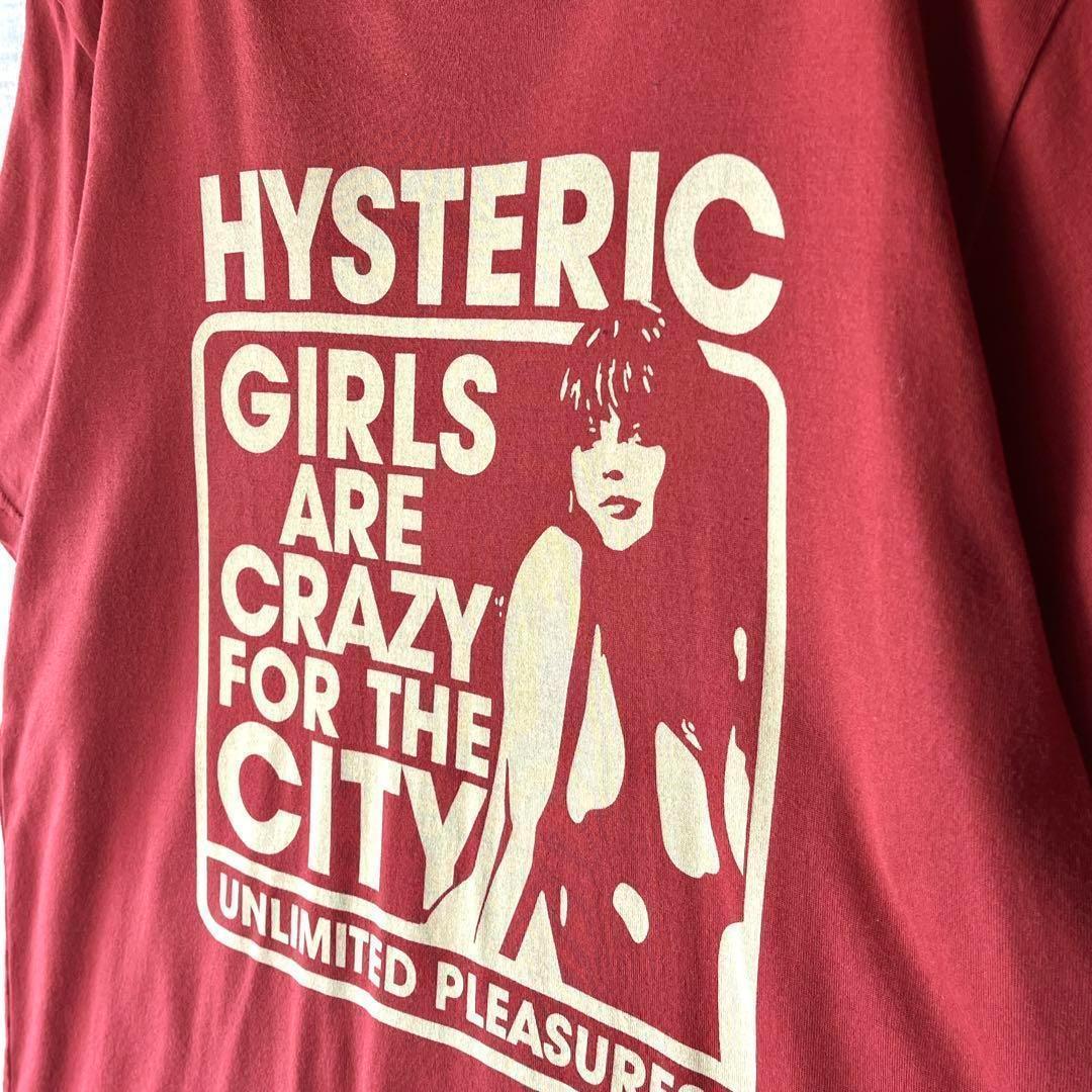 ヒステリックグラマー センターヒスガールプリントTシャツ 赤 S