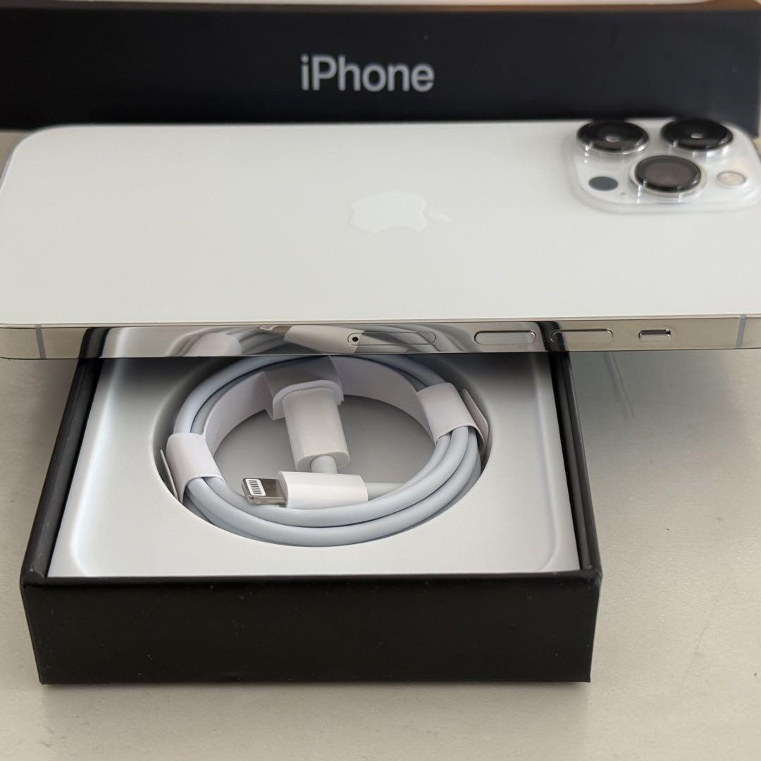 iPhone13ProMax 128GB シルバー　バッテリー100%