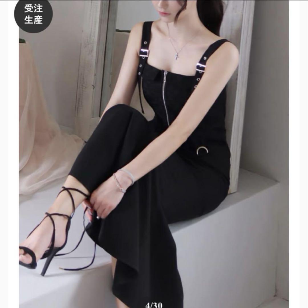 未使用YILON Romantic bustier dress black
