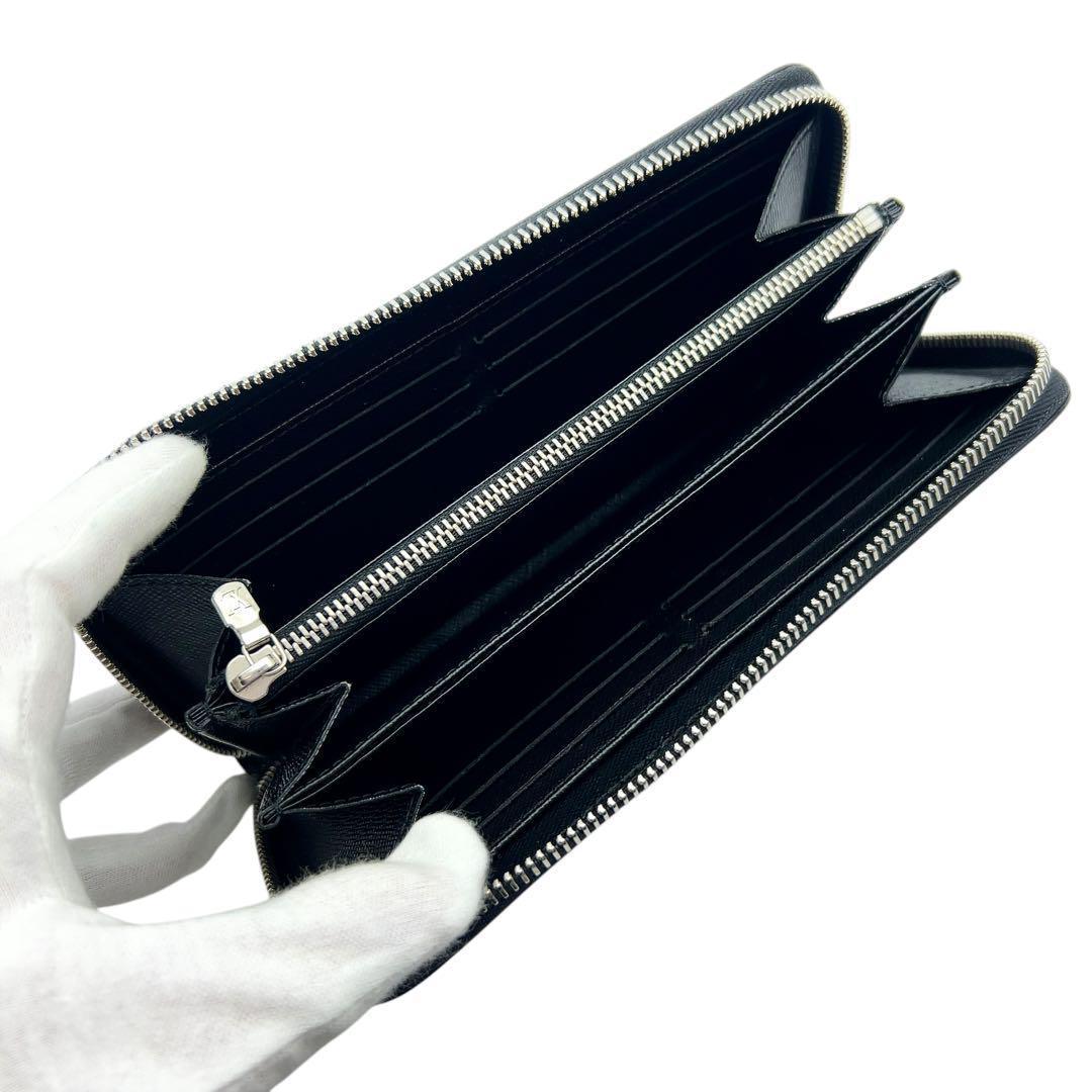 【極上美品 RFID】ルイヴィトン エピ ジッピーウォレット ノワール 長財布