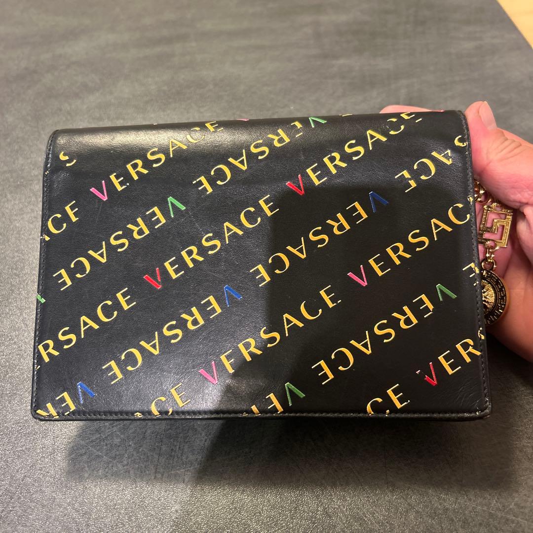 VERSACE ロゴクラッチ財布