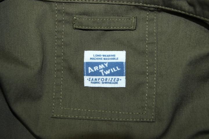 ARMY TWILL アーミーツイル LOGGER SHIRT JACKET