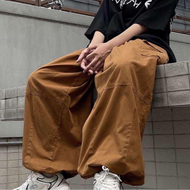 ワイドパンツ サルエルパンツ ストリート ユニセックス 袴パンツ - メルカリ ワイドパンツ サルエルパンツ ストリート ユニセックス 袴パンツ - メルカリ