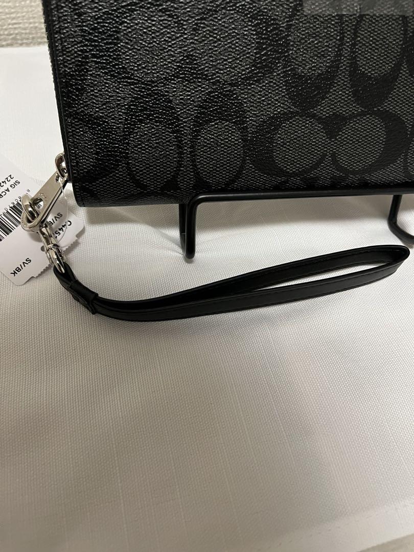 COACH 長財布 ブラック　c4452アウトレット品