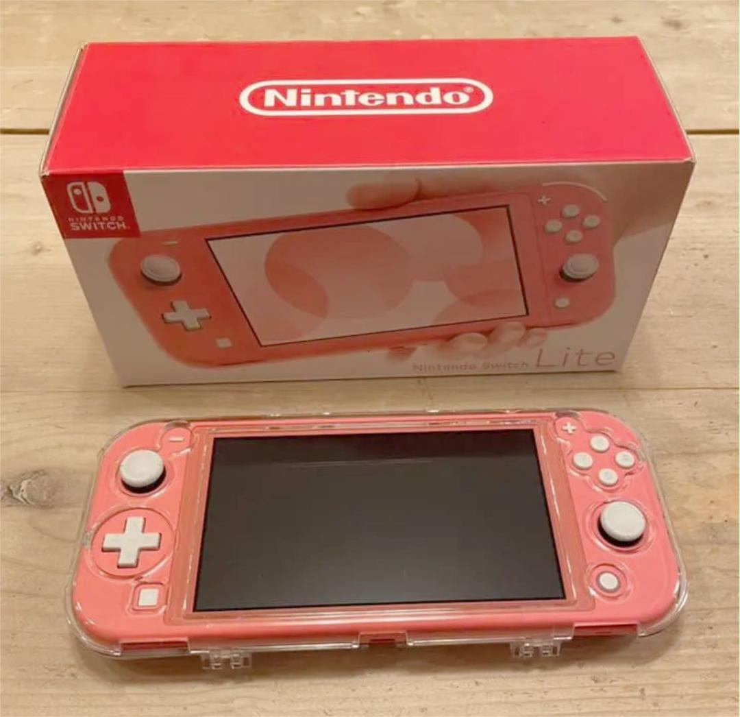 任天堂Switch ライトブラック Nintendo Switch Lite 本体 あつまれどうぶつの森 箱なし（あつ