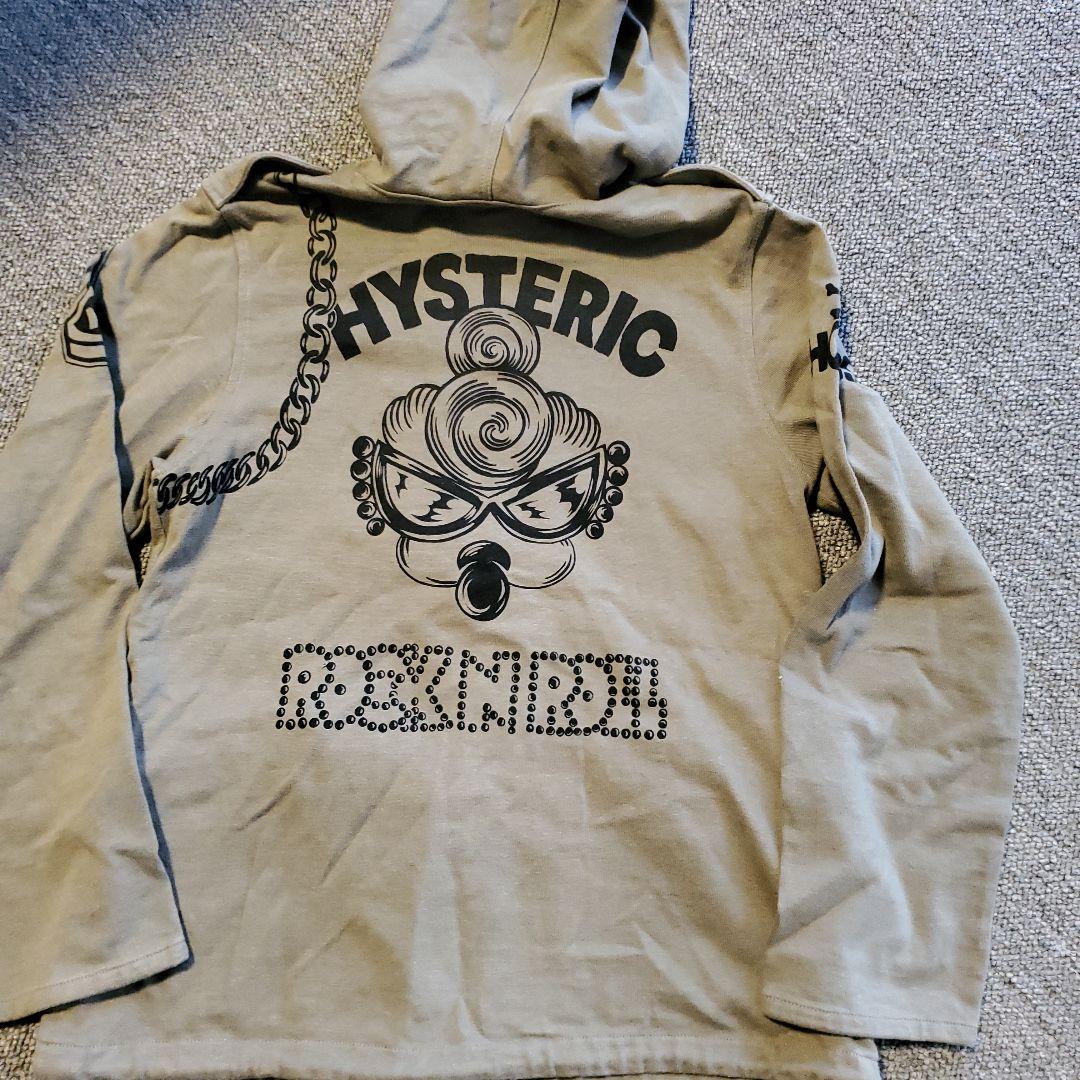 HYSTERIC フード付きトレーナー 　カーキ