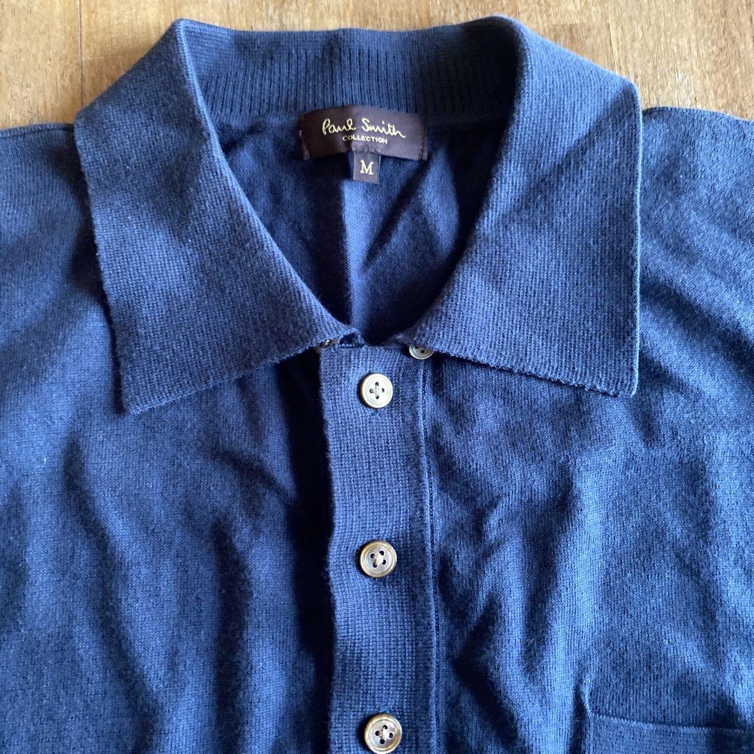 【未使用】Paul Smith Collection ネイビー ポロシャツ