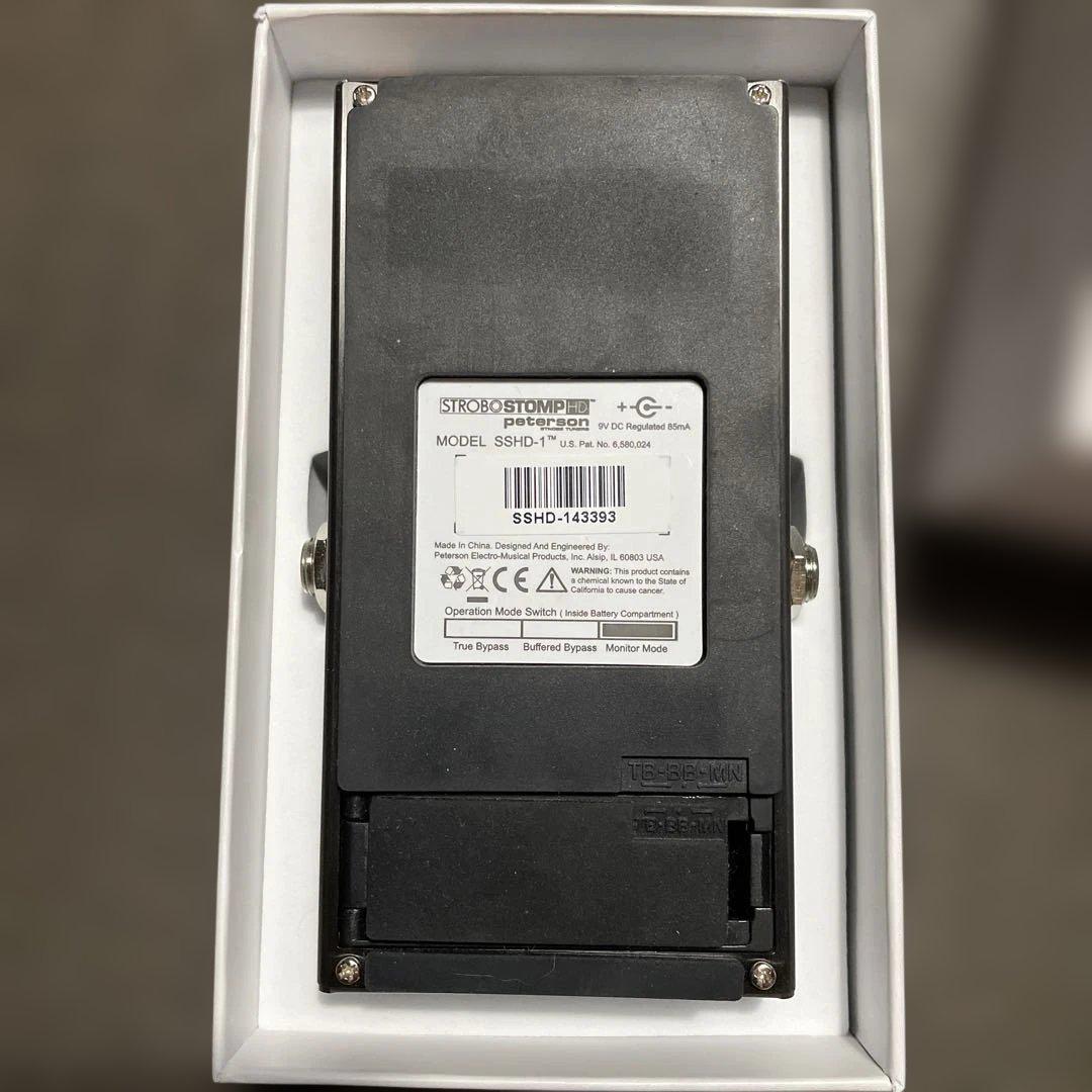 Peterson STROBO STOMP HD ストロボチューナー　美品中古 PETERSON Strobo Stomp HD（新品）【楽器検索デジマート】