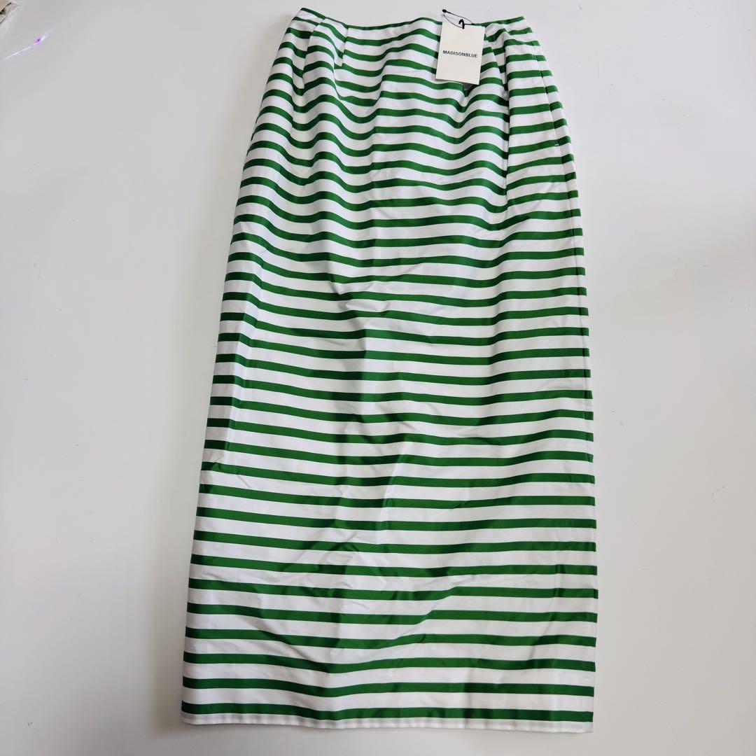 新品MADISONBLUE 23SS PENCIL SK BORDER スカート PENCIL SK BORDER | SKIRT | MADISONBLUE