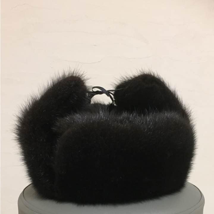 ロシア  ミンク帽子
