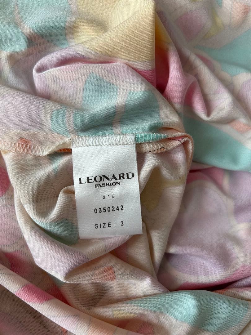 LEONARD 花柄ワンピース 半袖 size3M LEONARD DECORATOM_COM_BR