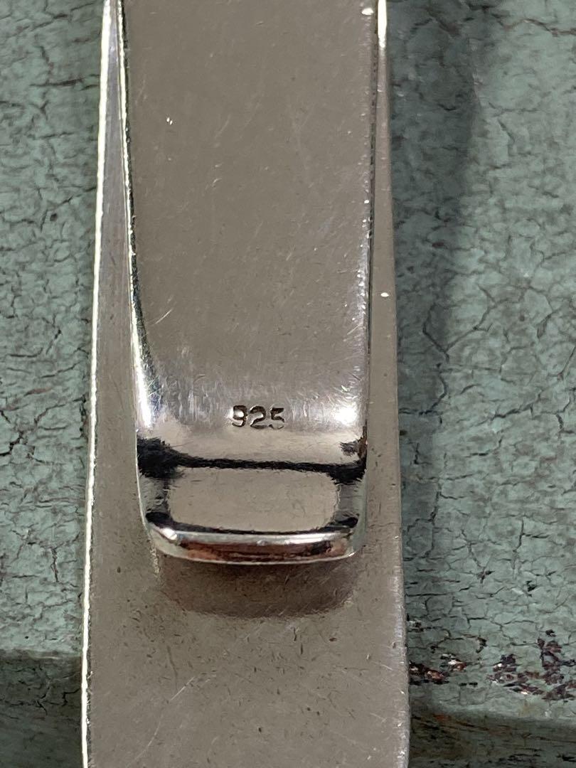 [M-4] Silver925 / 19g ヴィンテージ 純銀 マネークリップ