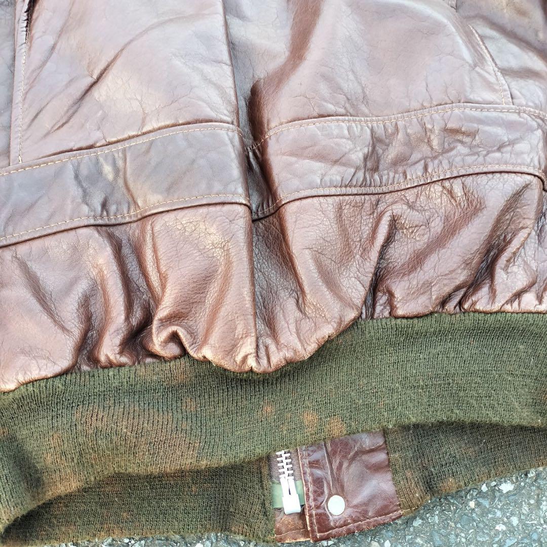 USA製 Schott ショット A-2 G-1レザージャケット ライナー付き