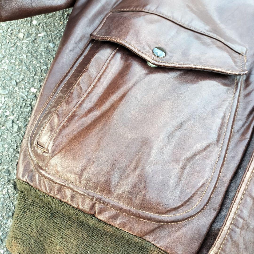 USA製 Schott ショット A-2 G-1レザージャケット ライナー付き