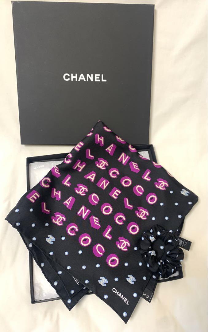 CHANEL バンダナ シュシュ